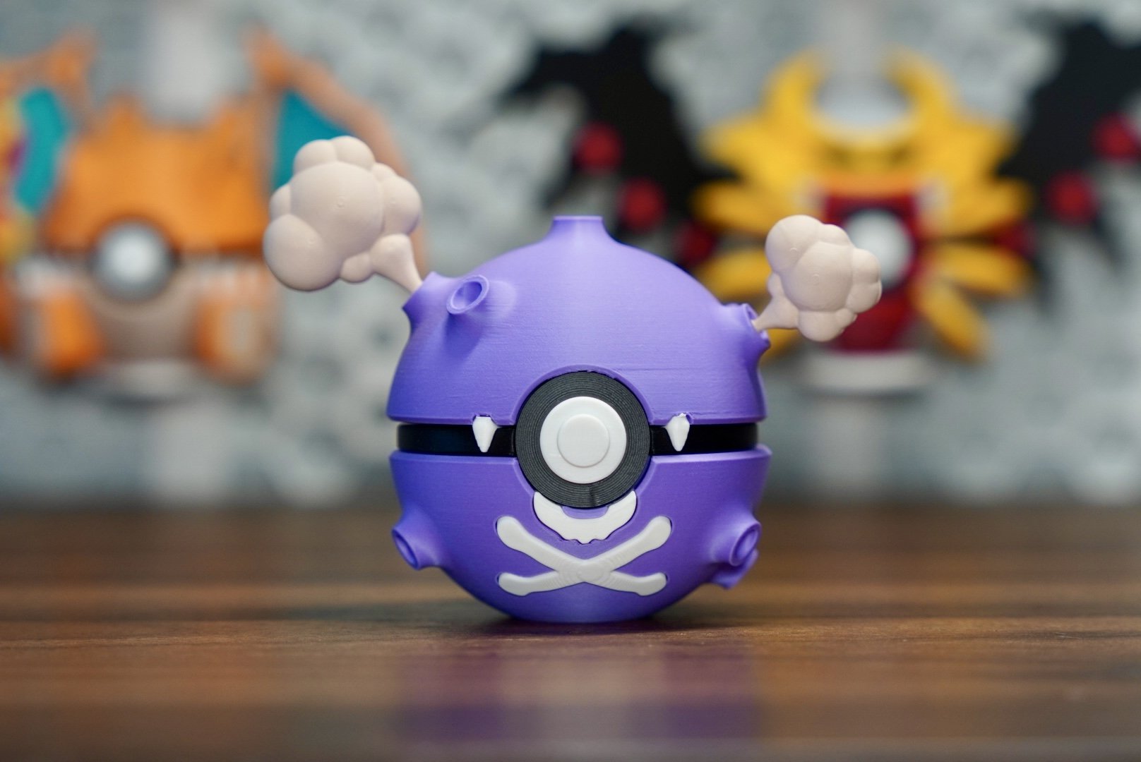 Pokémon-Inspired 3D Printed Poké Ball – Koffing