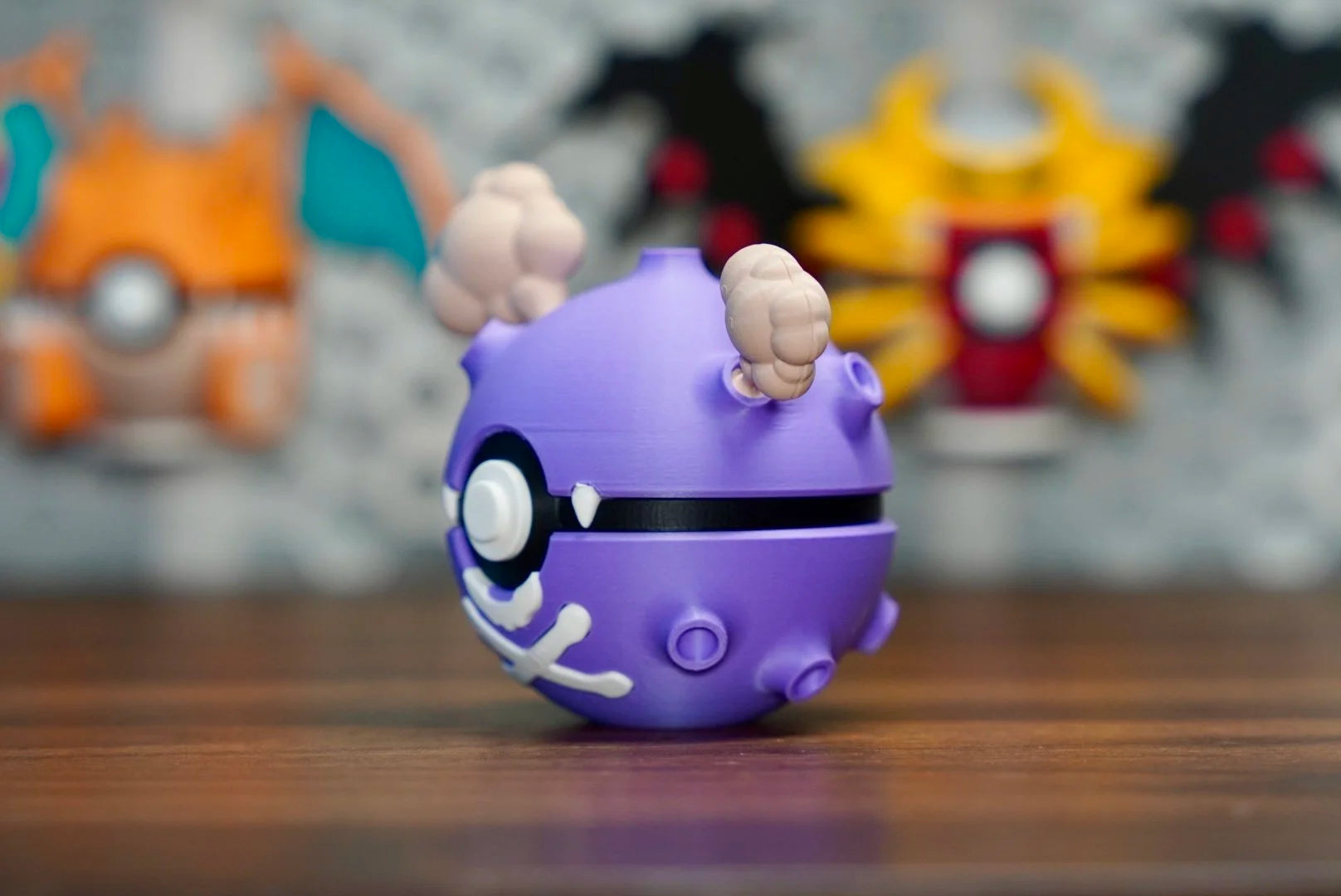 Pokémon-Inspired 3D Printed Poké Ball – Koffing