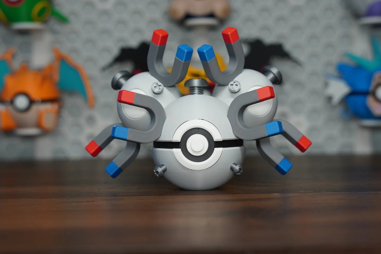 Pokémon-Inspired 3D Printed Poké Ball – Magneton