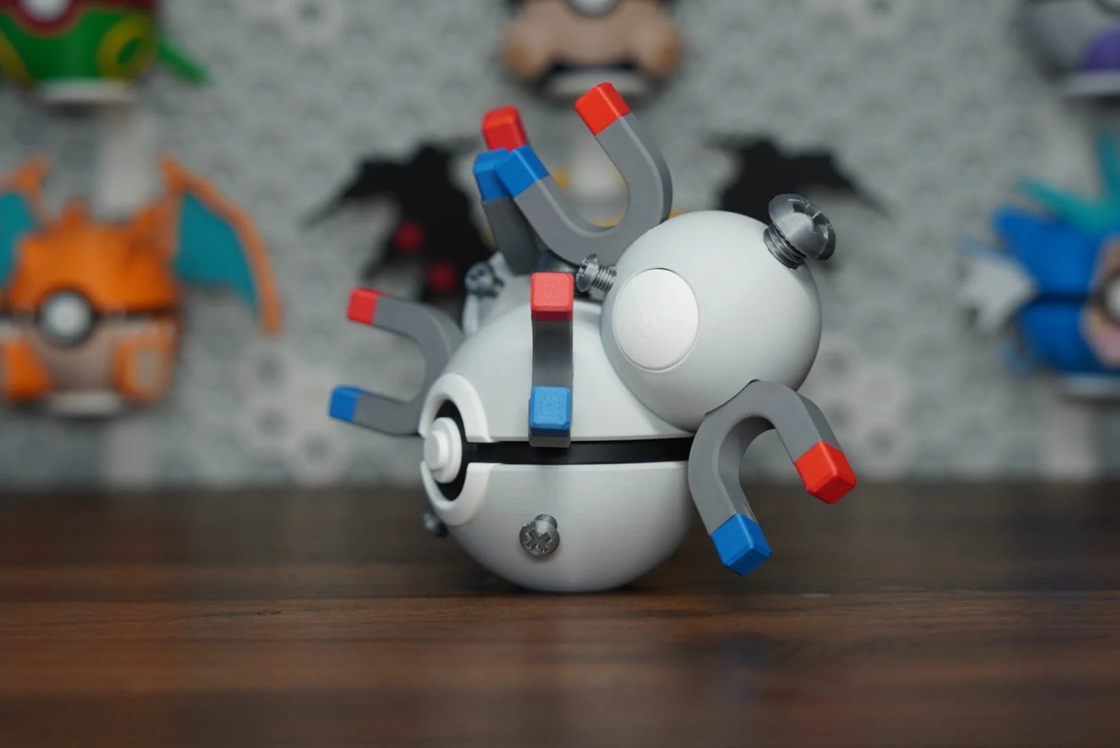 Pokémon-Inspired 3D Printed Poké Ball – Magneton
