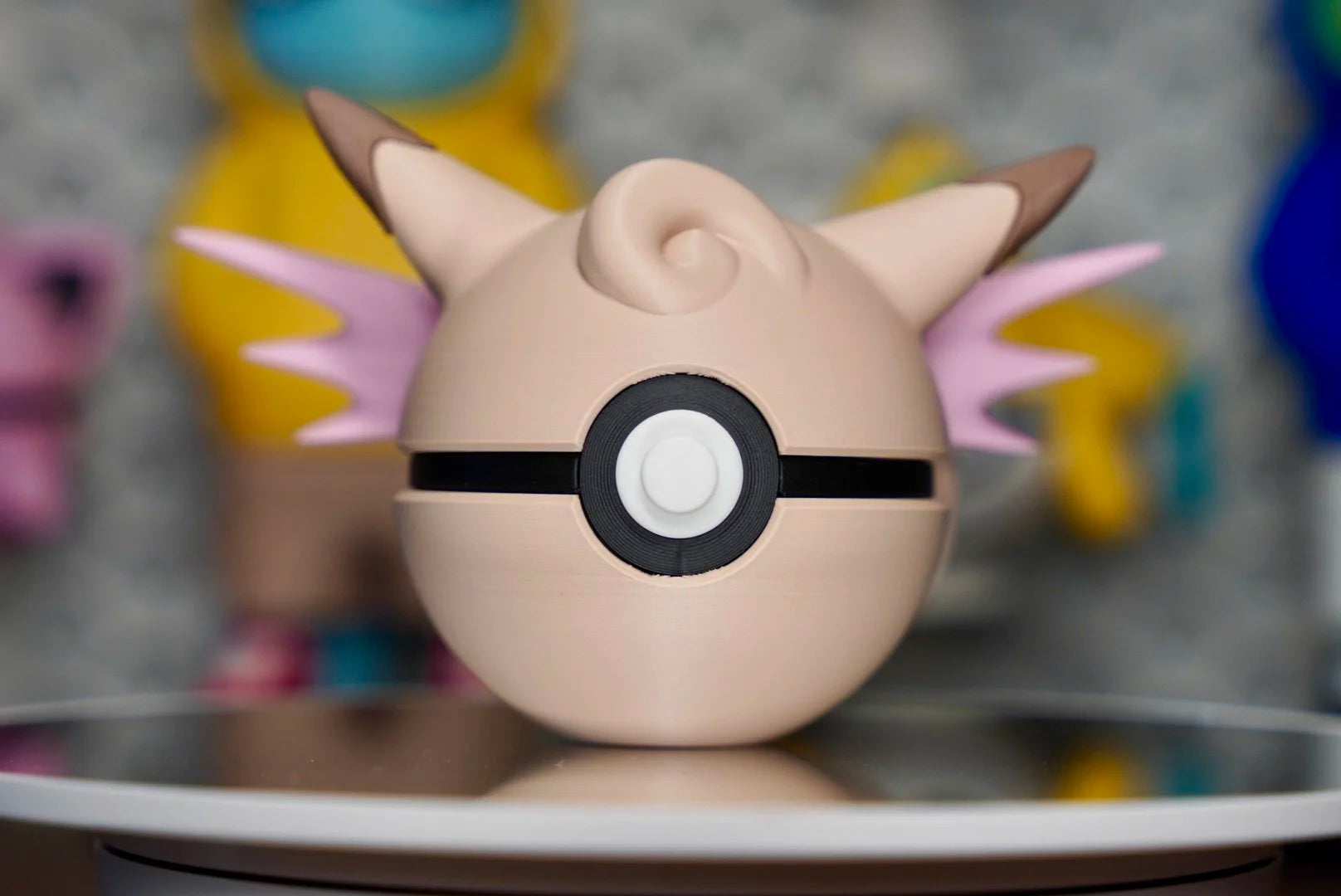Pokémon-Inspired 3D Printed Poké Ball – Clefable
