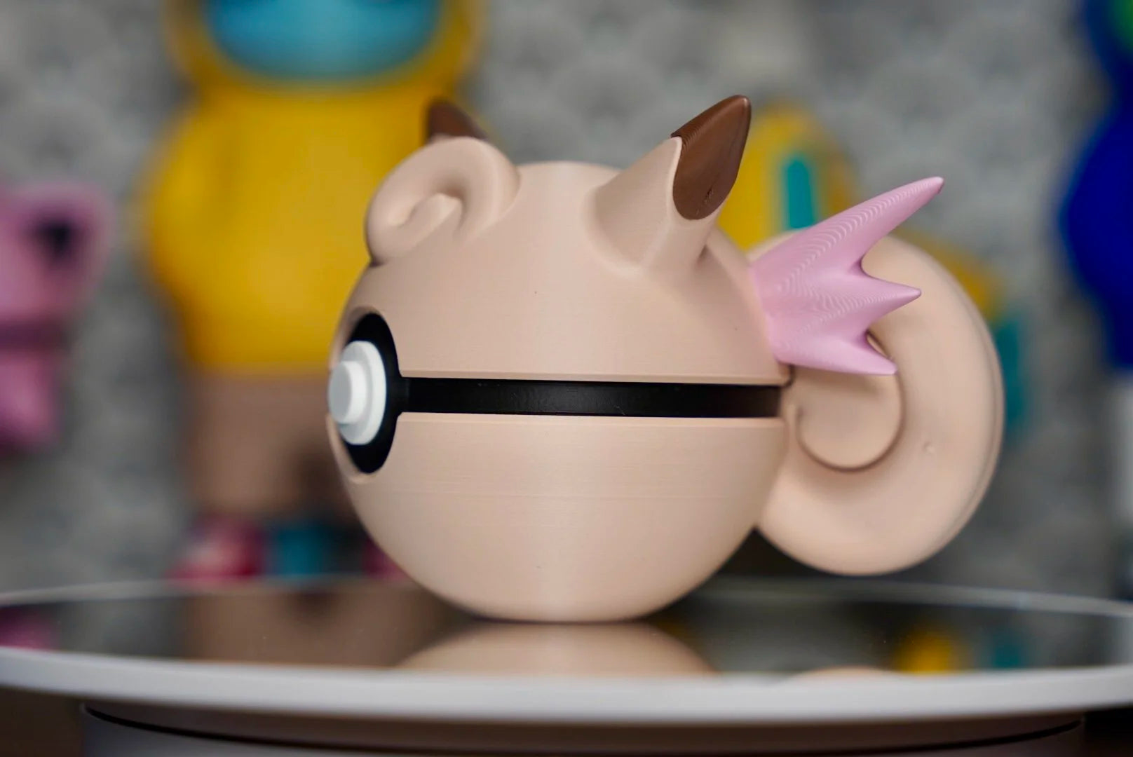 Pokémon-Inspired 3D Printed Poké Ball – Clefable