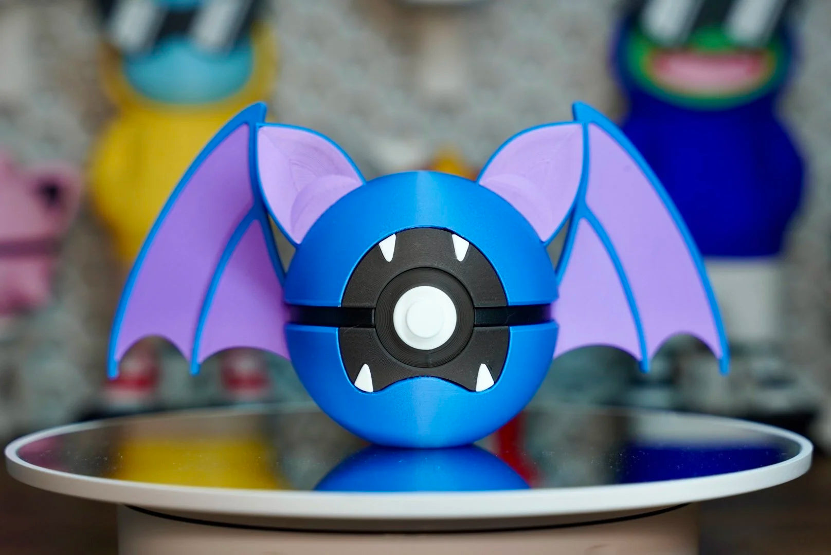 Pokémon-Inspired 3D Printed Poké Ball – Zubat