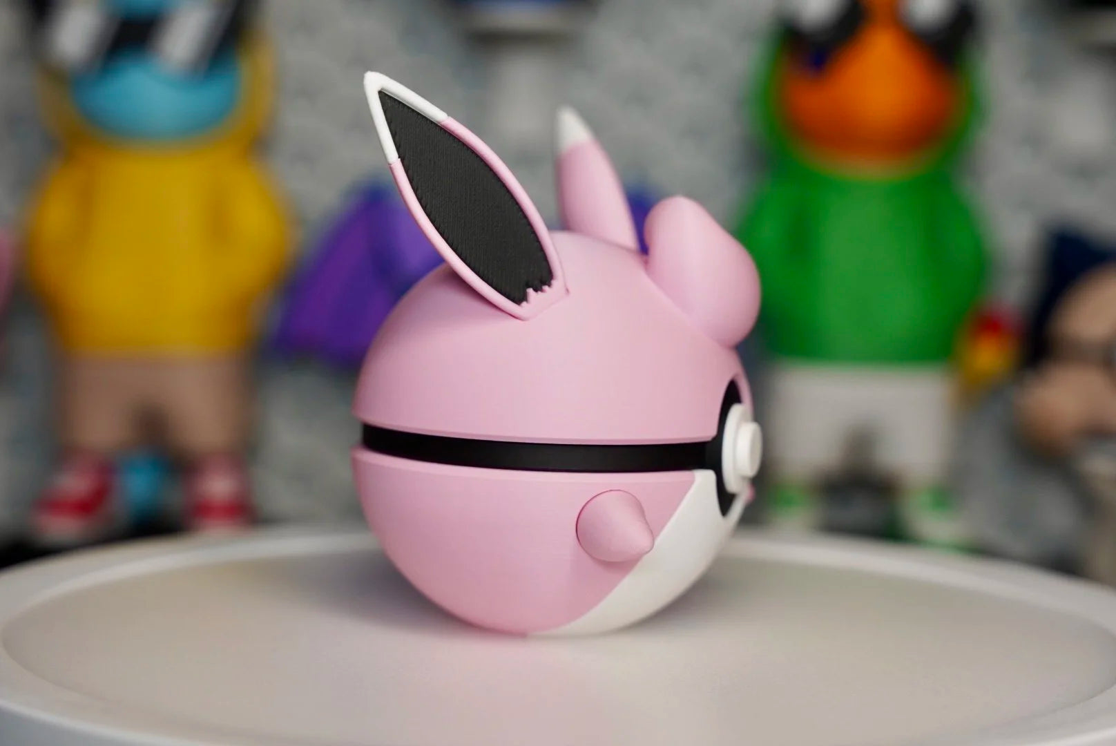 Pokémon-Inspired 3D Printed Poké Ball – Wigglytuff