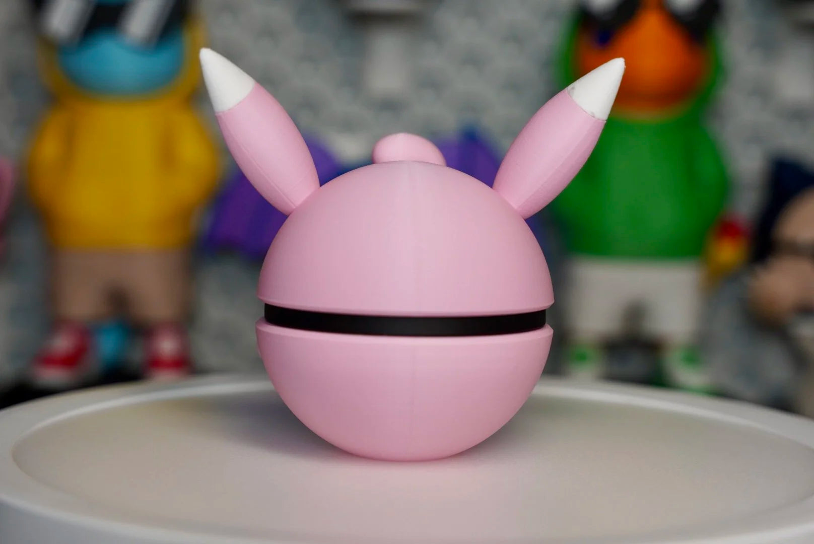 Pokémon-Inspired 3D Printed Poké Ball – Wigglytuff