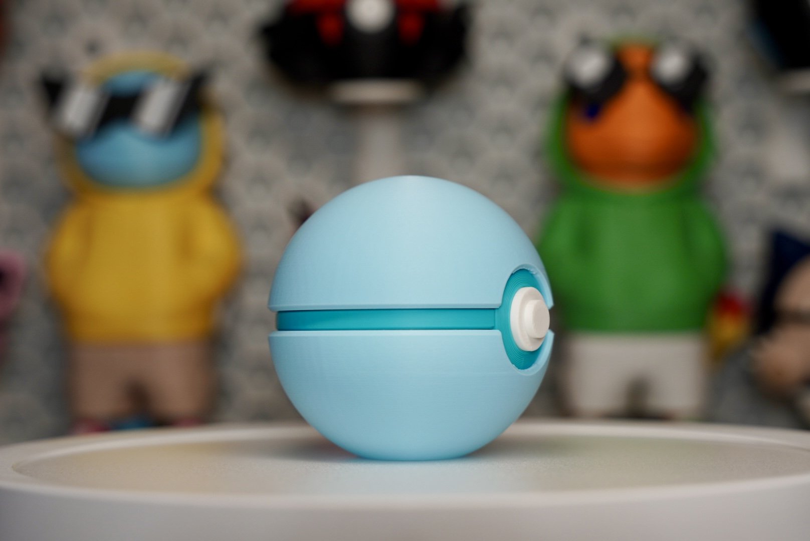 Strange Ball Poké Ball Replica – 3D Printed Pokémon Display Prop