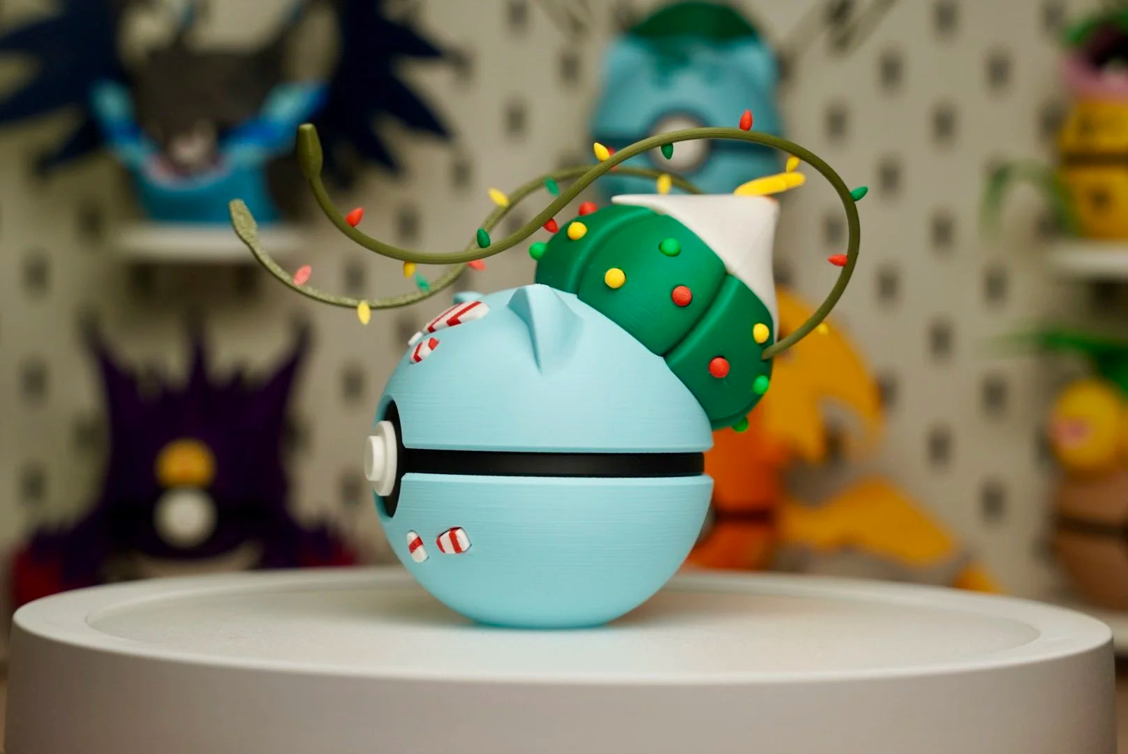Pokémon-Inspired 3D Printed Poké Ball – Bulbasaur