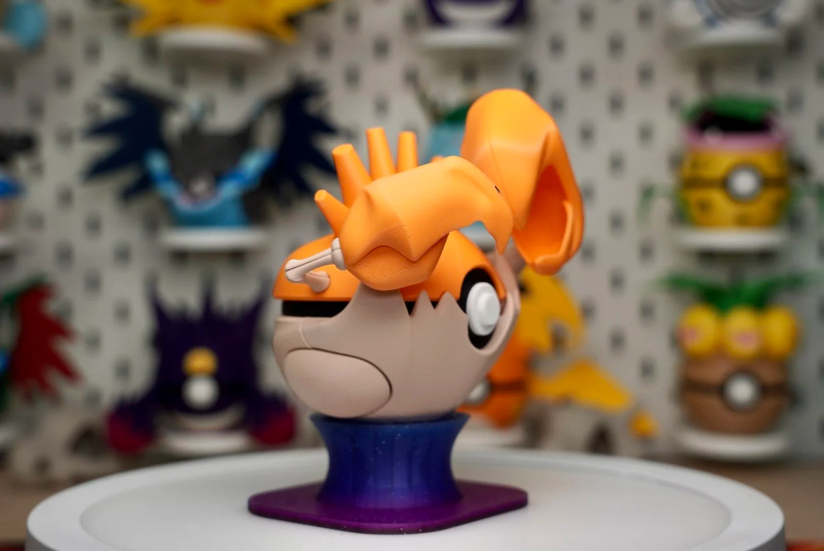 Kingler Poké Ball Replica – 3D Printed Pokémon Display Collectible
