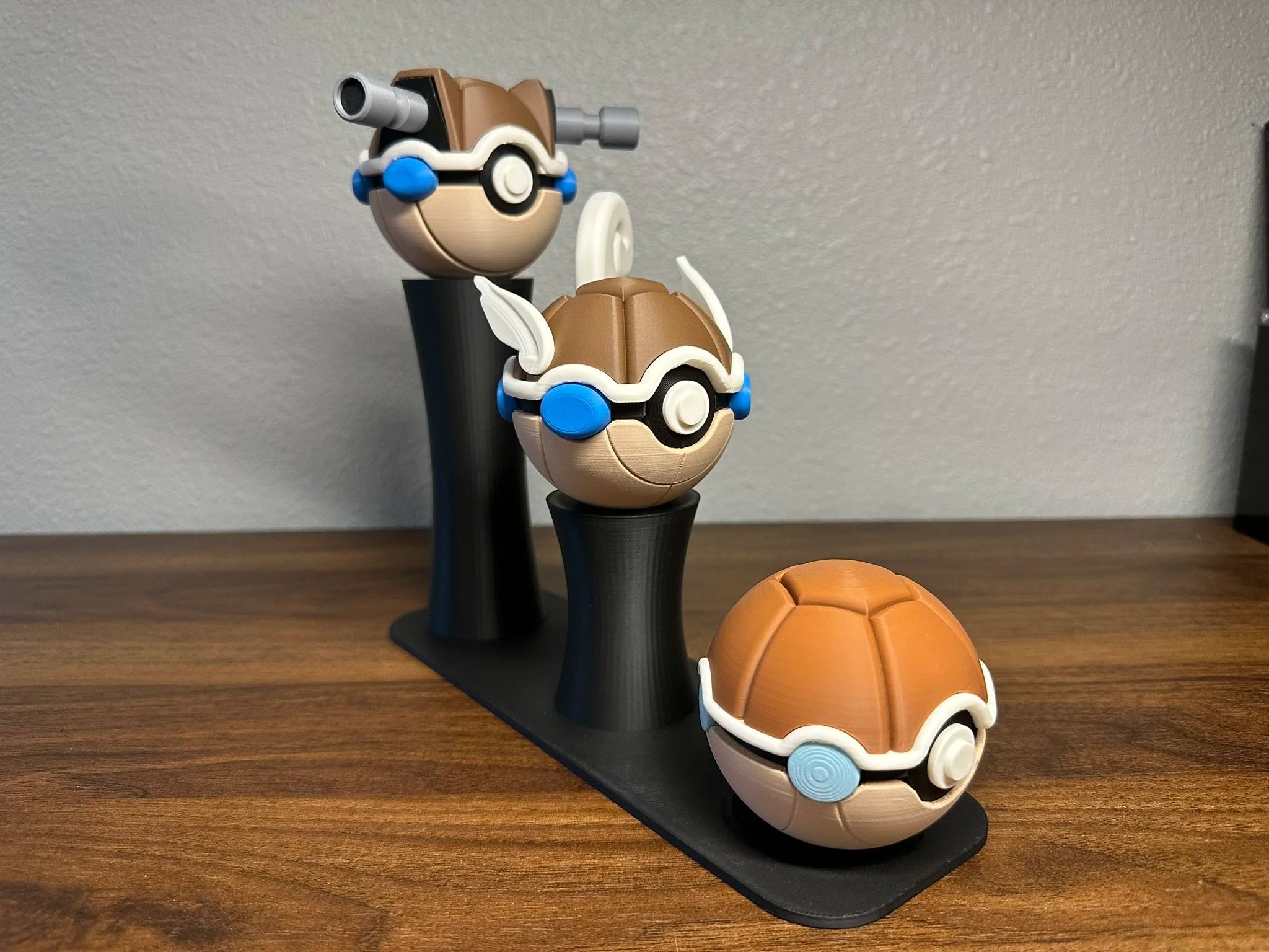 3-Tier Poké Ball Display Stand | 3D Printed Stand