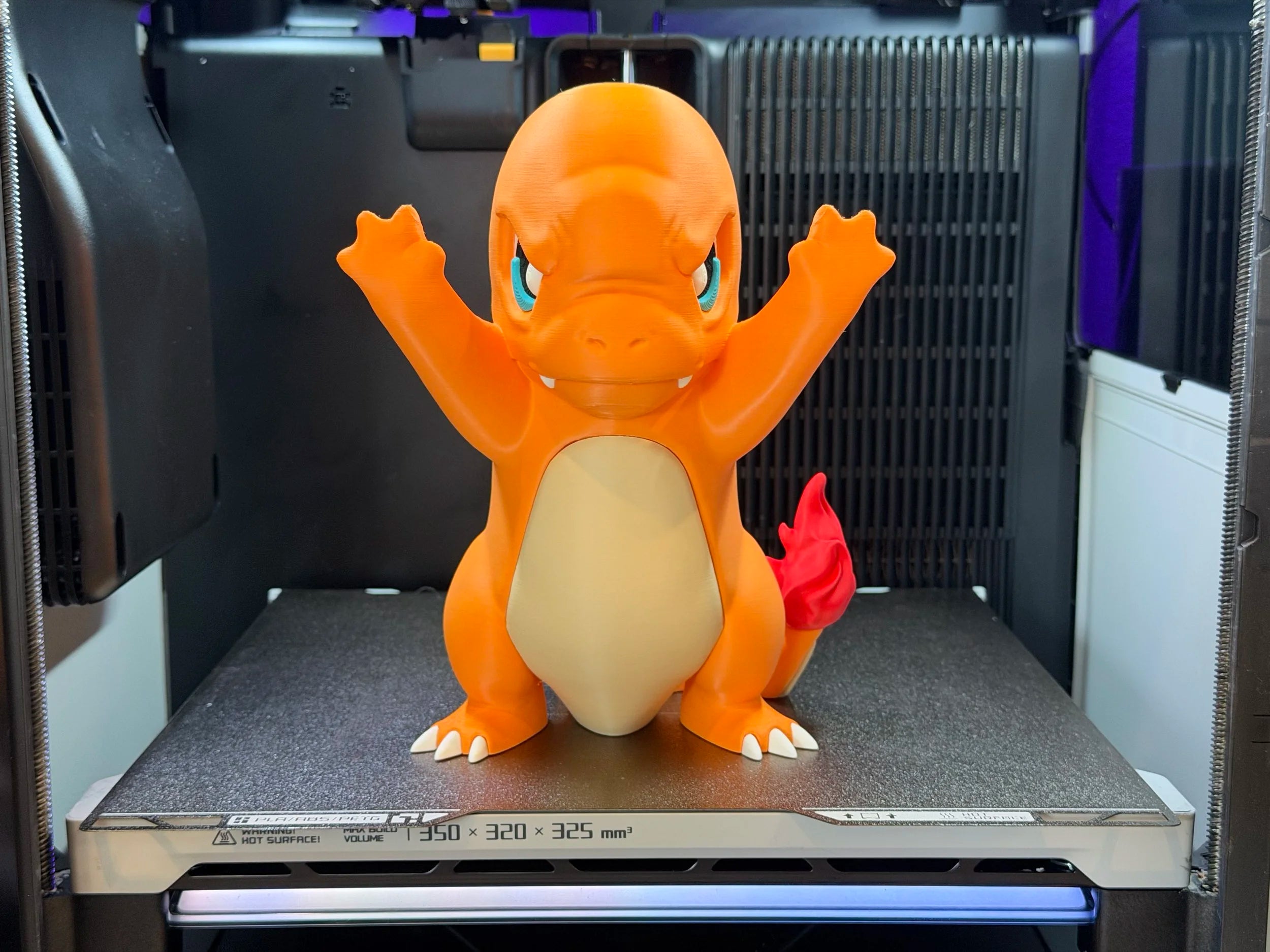 Charmander Window Presser | Pokémon Inspired 3D Window Decoration | Fire Starter Glass Display | 3D Printed Anime Decor | Gamer Gift