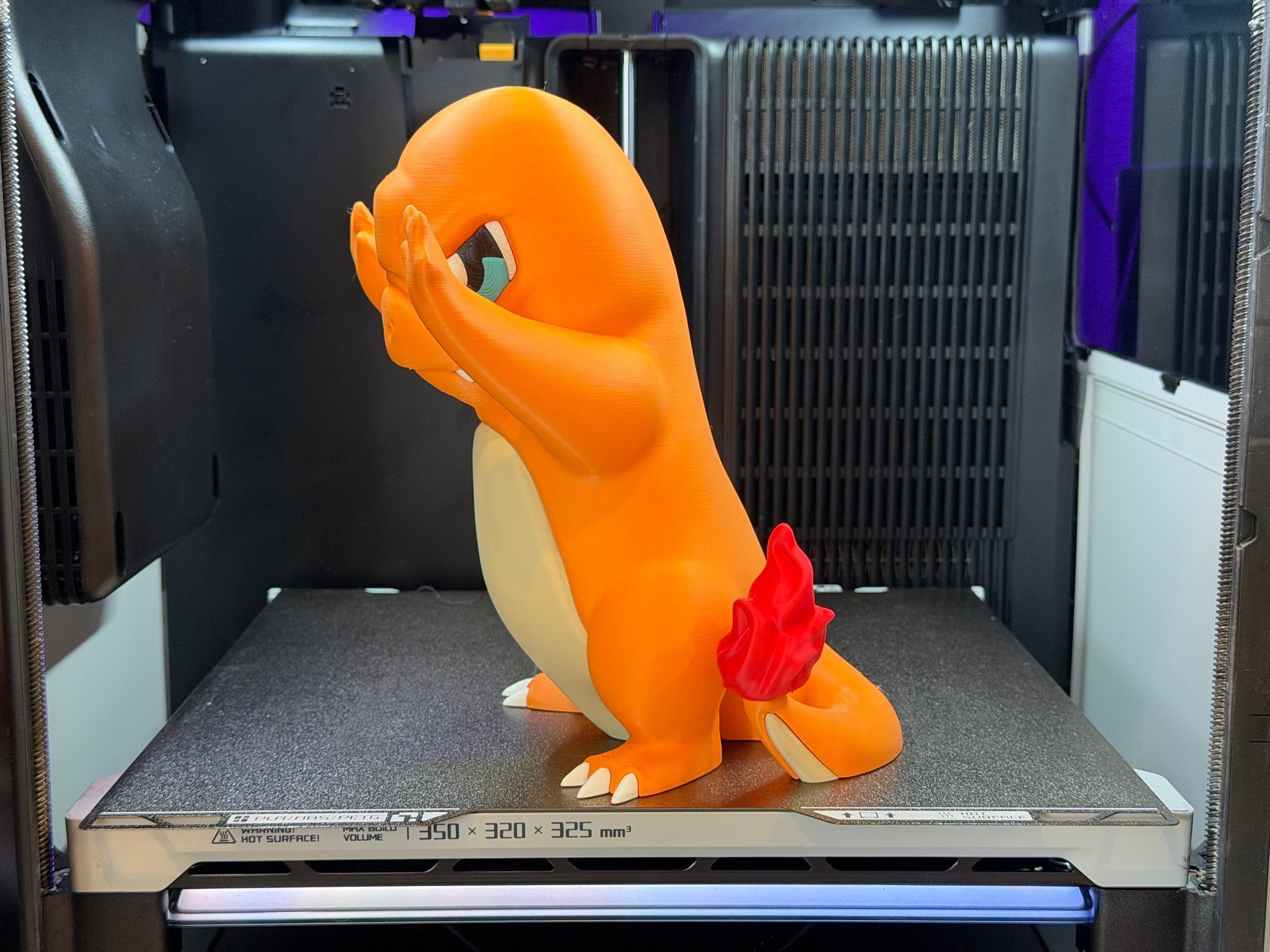 Charmander Window Presser | Pokémon Inspired 3D Window Decoration | Fire Starter Glass Display | 3D Printed Anime Decor | Gamer Gift