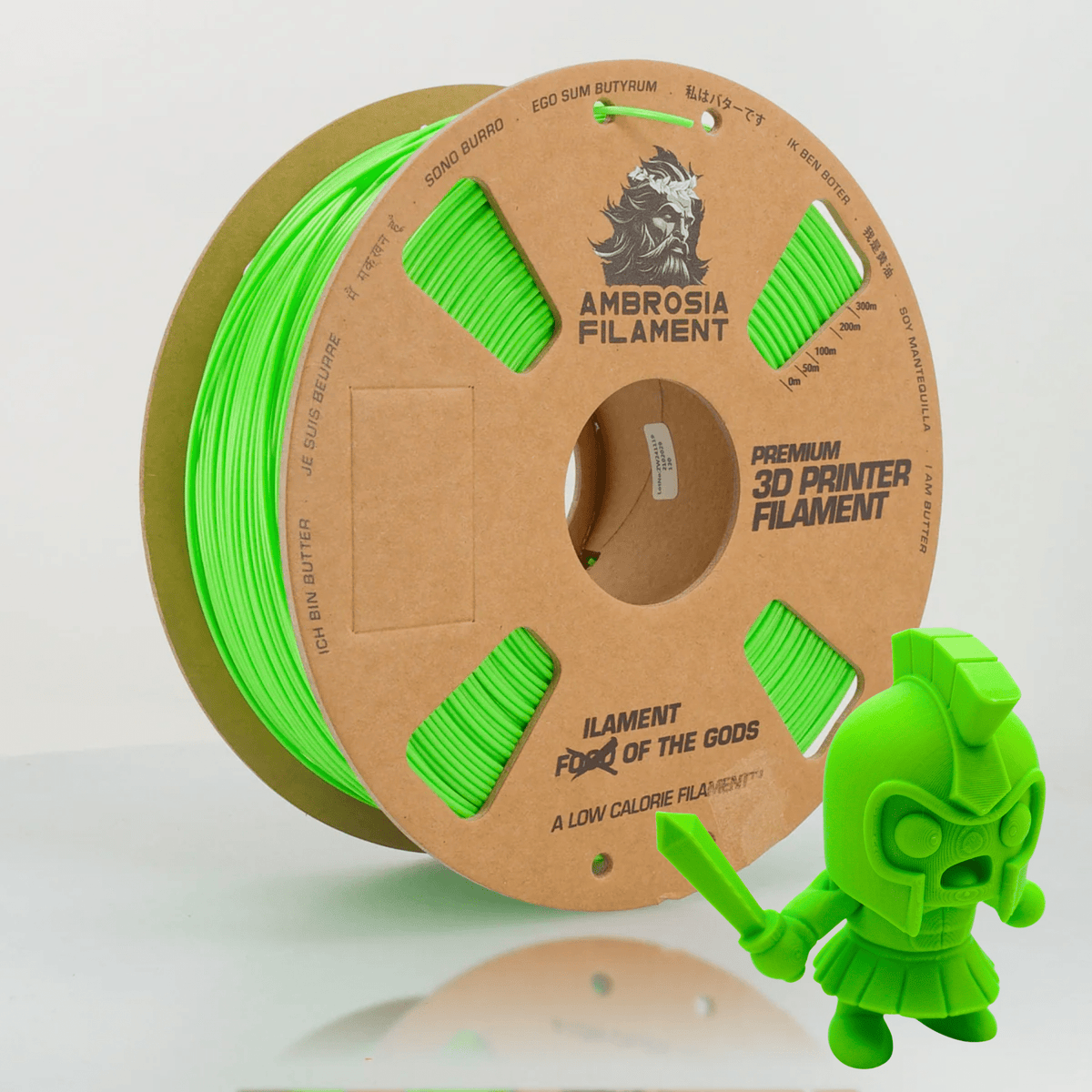 AMBROSIA ASA Filament of the Gods - 1KG Bambu AMS Friendly Cardboard Spools Premium 3D Printing Filament House ASA