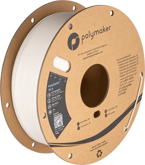 Polymaker PolySonic High Speed Printing PLA 3D Printer Filament 1KG 1.75mm